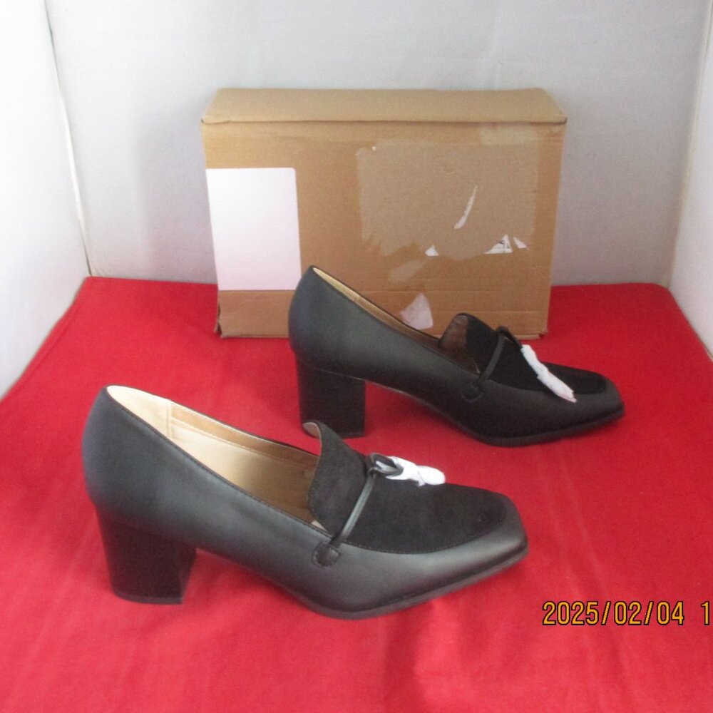 Journee Collection Women's Crawford Loafers $75 - US Size 9 - Black - 1161